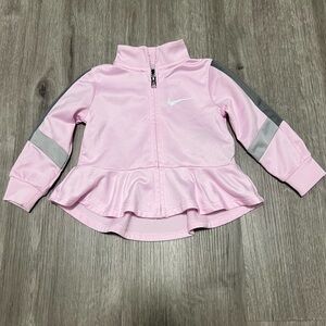 Nike Light Pink Baby Track‎ Jacket, EUC, 12 months